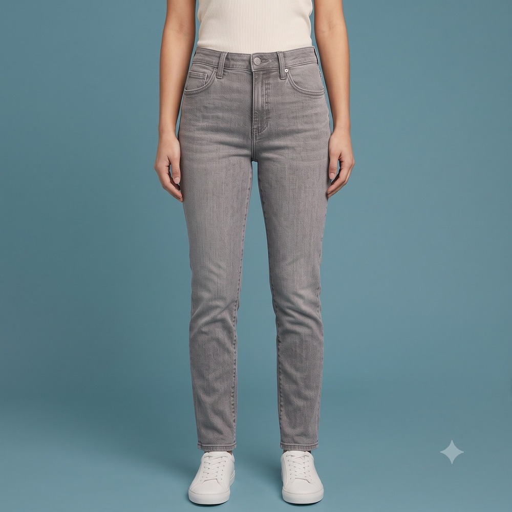 Universal Thread High Rise Skinny Jeans‎ 10/30S Gray Target Denim Petite EUC